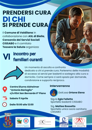 "Prendersi cura di chi si prende cura" - VI Incontro per familiari curanti