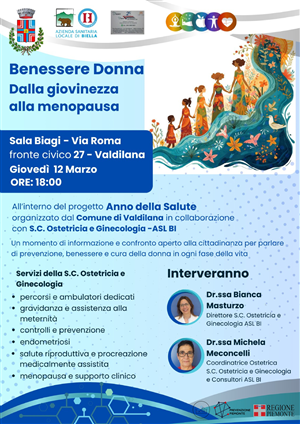 Benessere Donna  "dalla giovinezza alla menopausa"